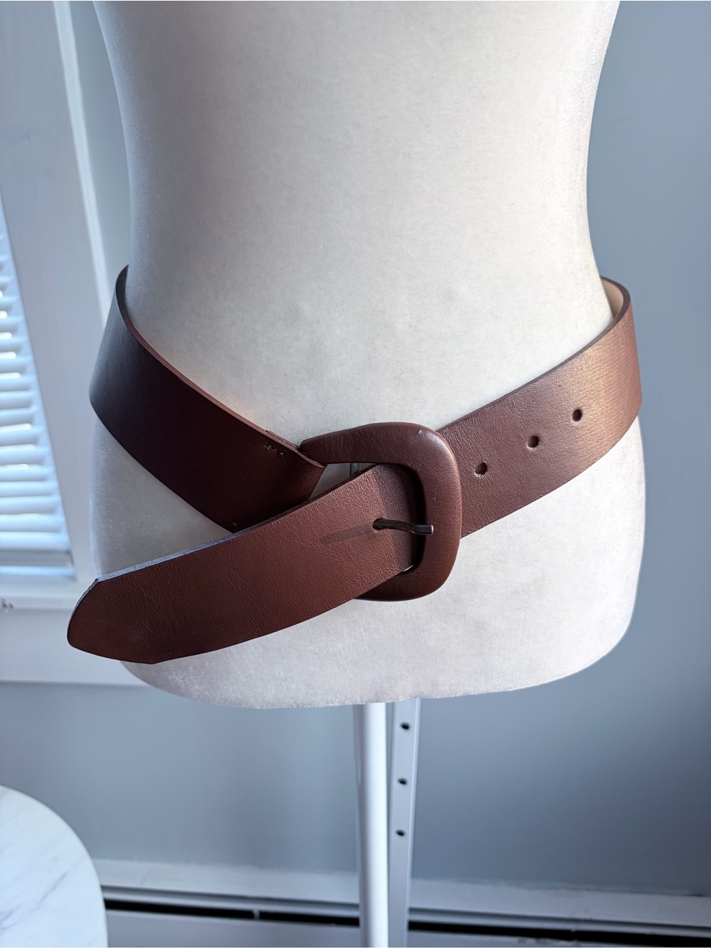 Streets Ahead Brown Leather Waist Belt